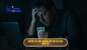 những sai lầm thường gặp khi cá cược bóng đá