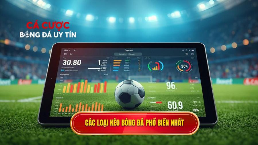 2. Các loại kèo bóng đá phổ biến nhất Các loại kèo bóng đá phổ biến nhất