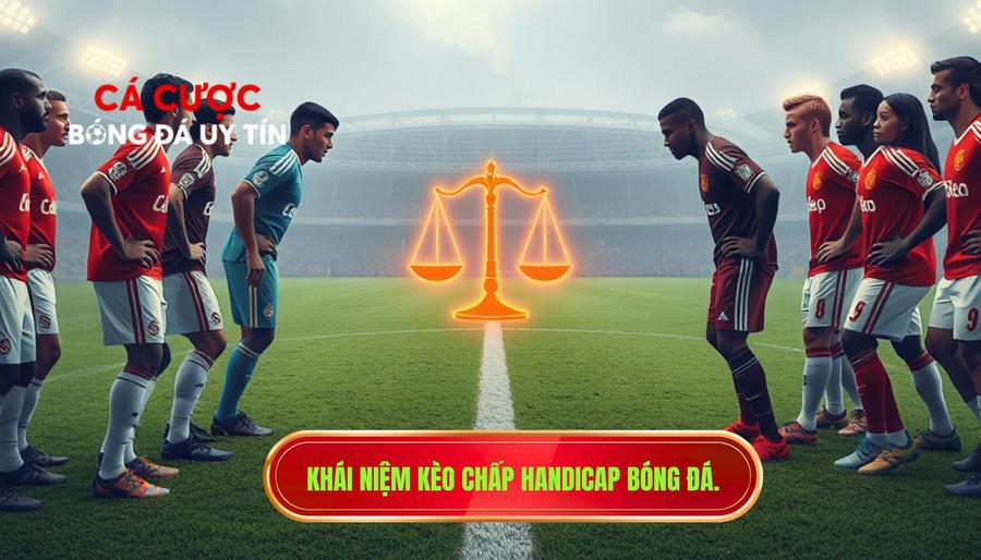 Khái niệm kèo chấp handicap bóng đá.